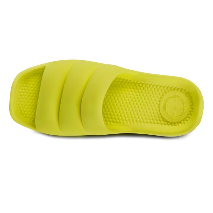 totes® SOLBOUNCE Ladies Puffy Slider Lime Extra Image 4
